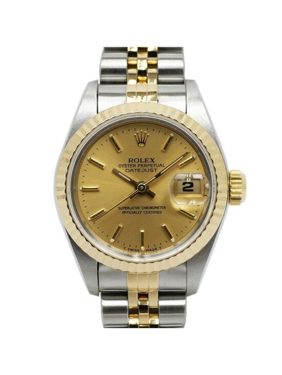 Rolex Datejust Champagne Dial No YG SS Watch Automatic Winding OH Polished main image 8
